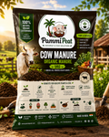PammiPeat Cow Manure 5KG – Organic Natural Fertilizer for Plants & Gardening